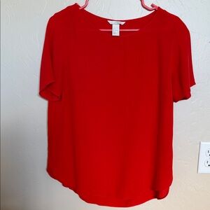 H&M Vibrant Red Blouse